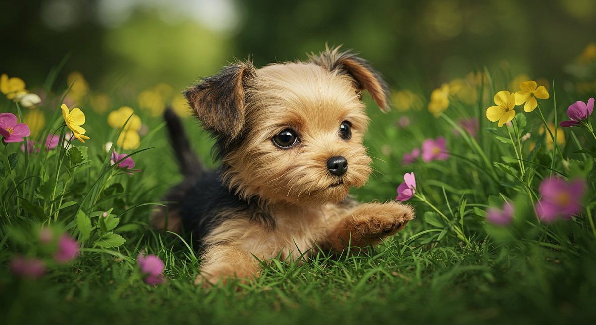Filhote yorkshire terrier